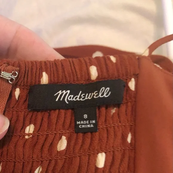 NWOT MADEWELL RUCHED WIDE LEG JUMPSUIT, SOLD OUT - Picture 15 of 16